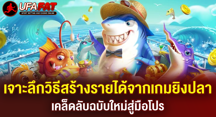 เจาะลึกวิธีสร้างรายได้จากเกมยิงปลา เคล็ดลับฉบับใหม่สู่มือโปร